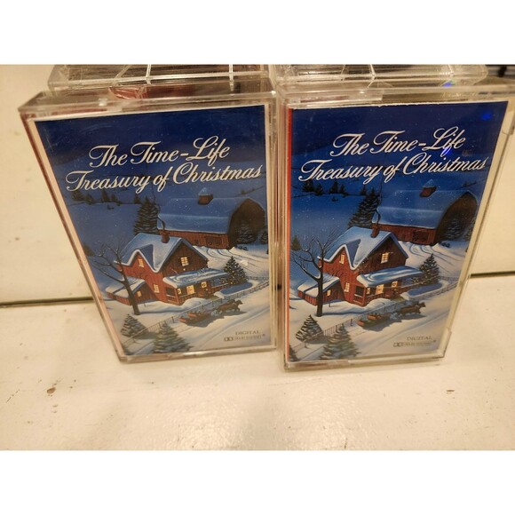 Time Life Treasury of Christmas Music Cassette 2 Tapes Sides 1-4 Tape Set 1986 - Picture 3 of 12